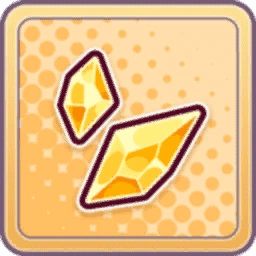 gold crystal shard