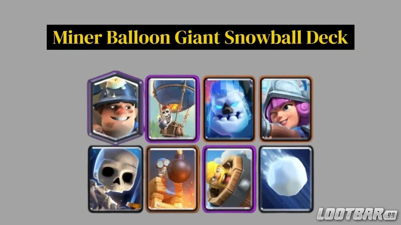 Miner Balloon Giant Snowball Deck