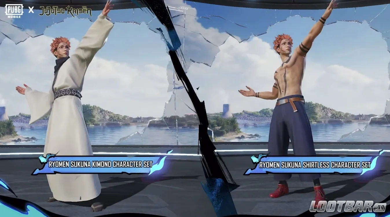 Ryomen Sukuna Kimono Character Sets