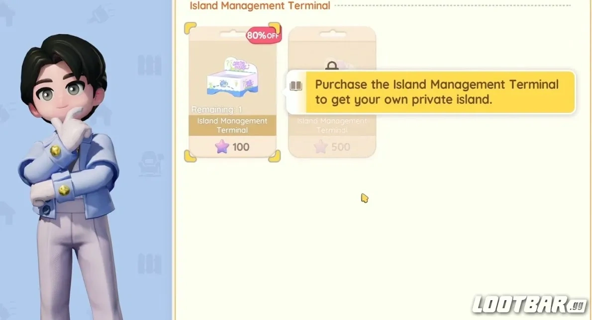 Island Management Terminal Heartopia