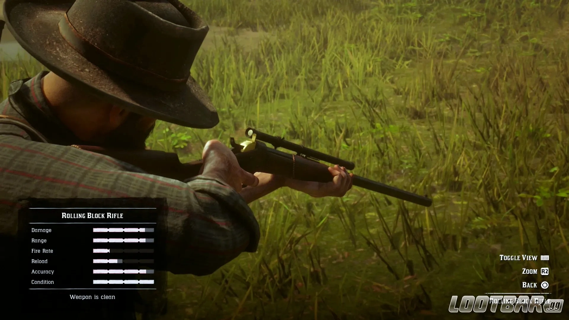 Rolling Block Rifle RDR2