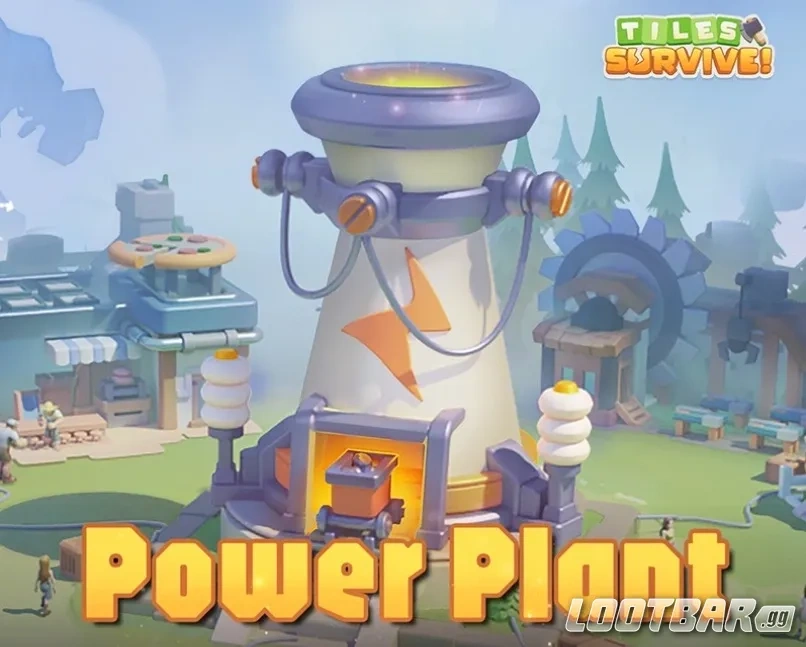 Важность электростанции в развитии базы Tiles Survive