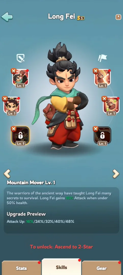Mountain Mover skill
