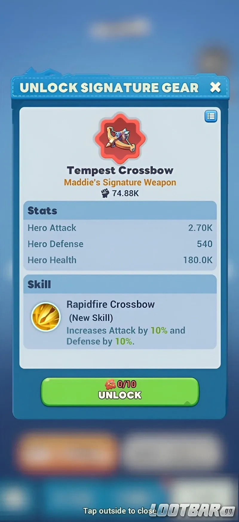 Tiles Survive Signature Gear