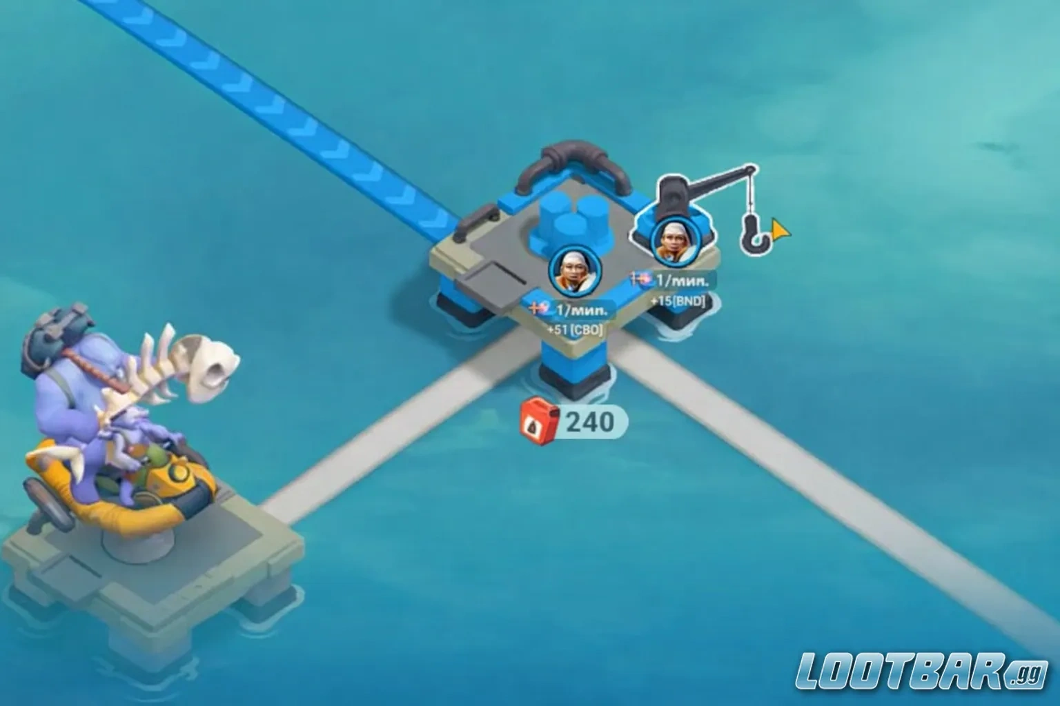 Логова и Буровые вышки в Tiles Survive