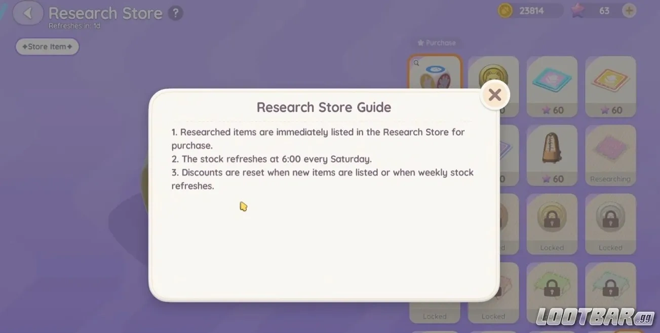 Research store Heartopia