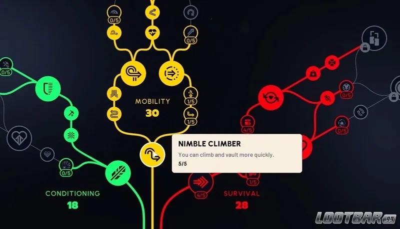 ARC Raiders Nimble Climber Skill