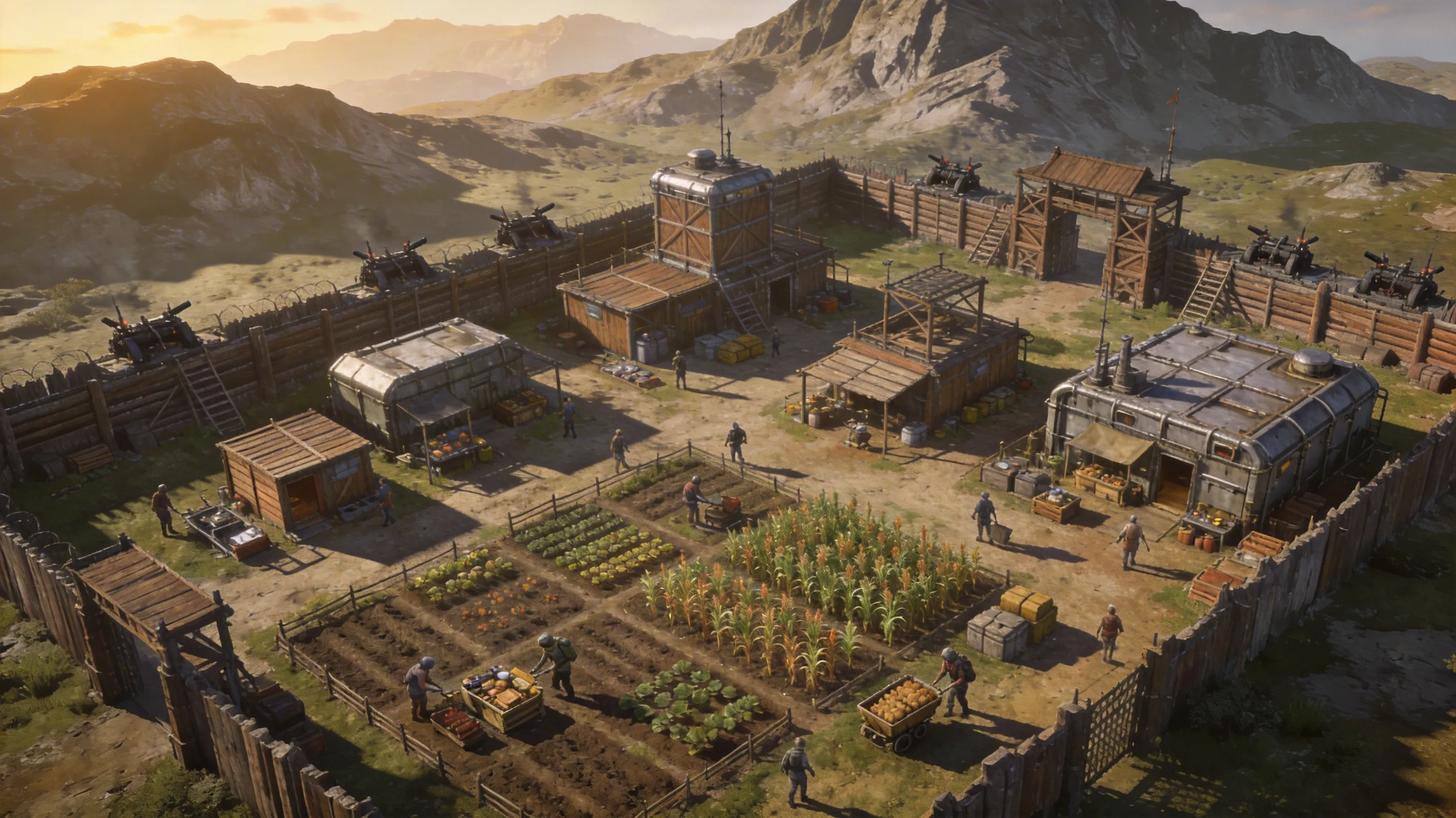 RimWorld colony base overview screenshot