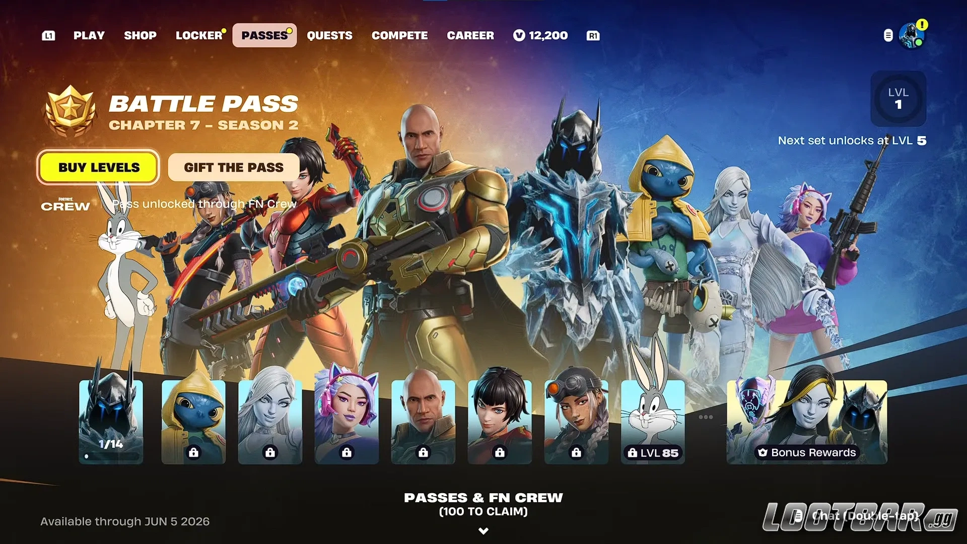 Ch7 S2 Battle Pass homepage