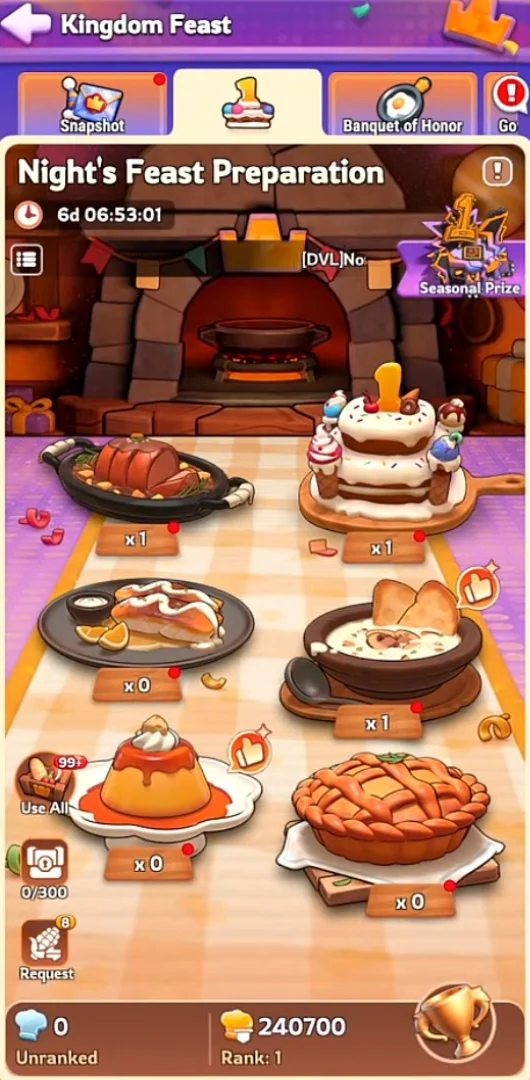 Night's Feast Preparation