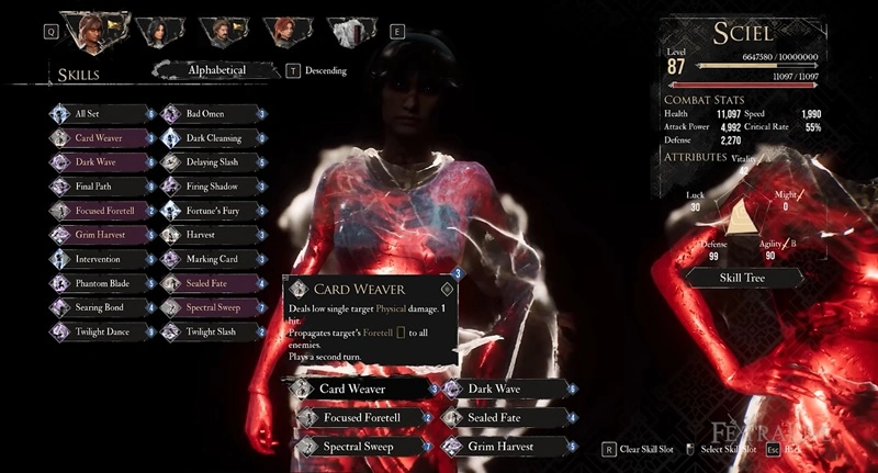 Clair Obscur: Expedition 33 Sciel Skills