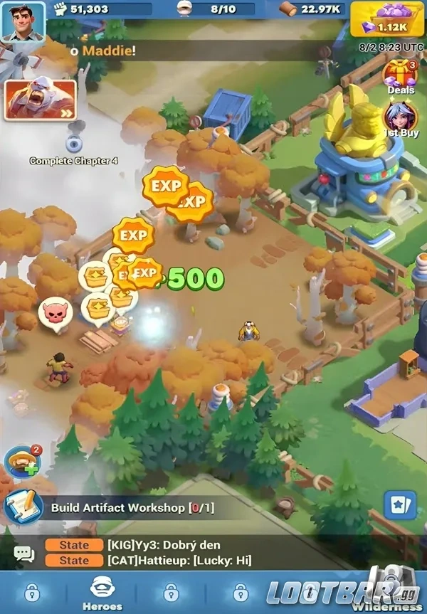 Tiles Survive EXP Farming