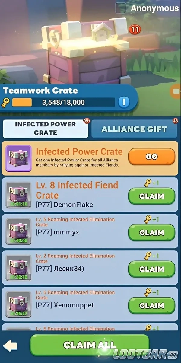 Tiles Survive Crates