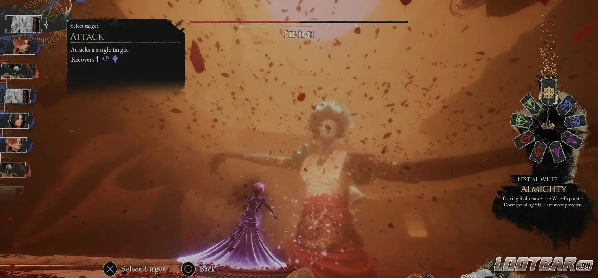 Sirene boss fight Clair Obscur: Expedition 33