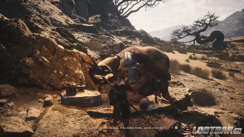 Drunken boar in Black Myth: Wukong.