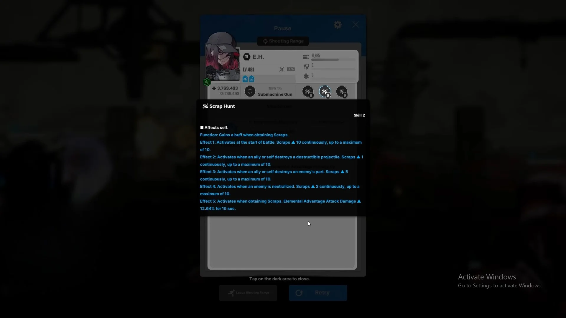 Skill 2 - Scrap Hunt