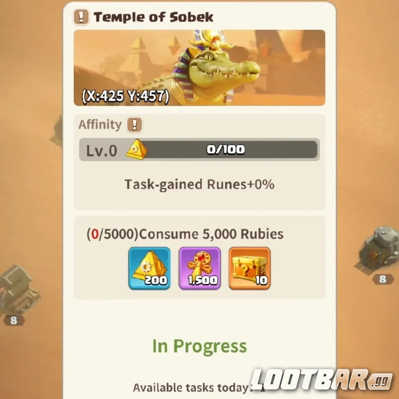 Temple of Sobek in Dark War Survival