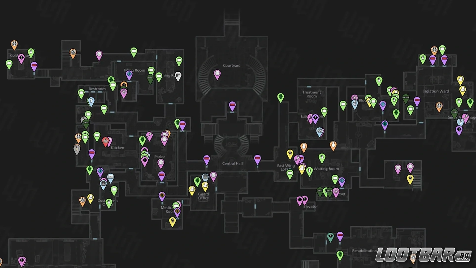 Rhodes Hill Interactive Map - Resident Evil 9