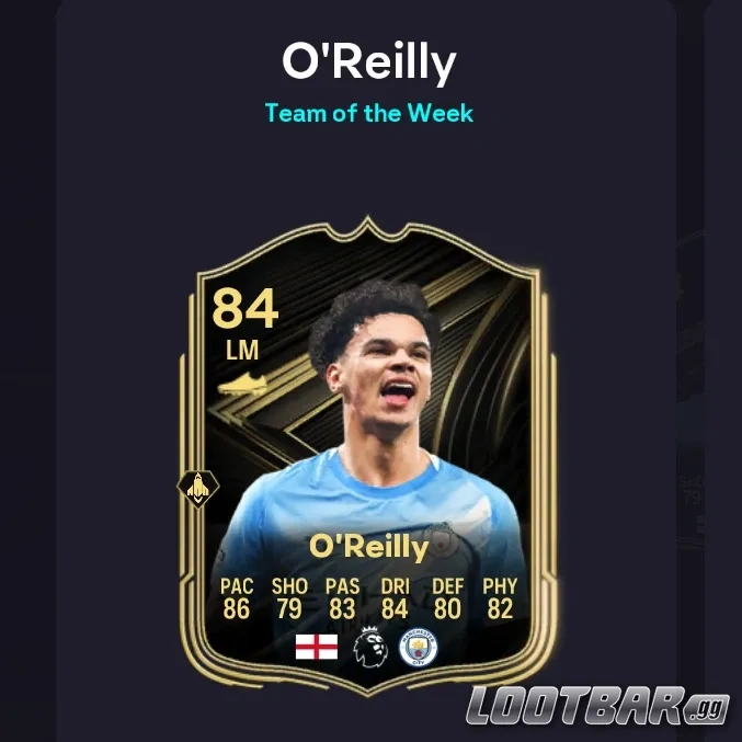 Nico O'Reilly TOTW in FC 26