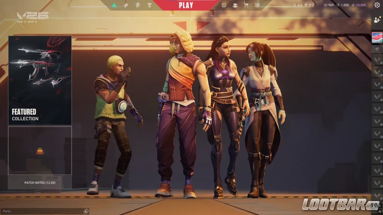 Valorant HomeScreen For New Patch