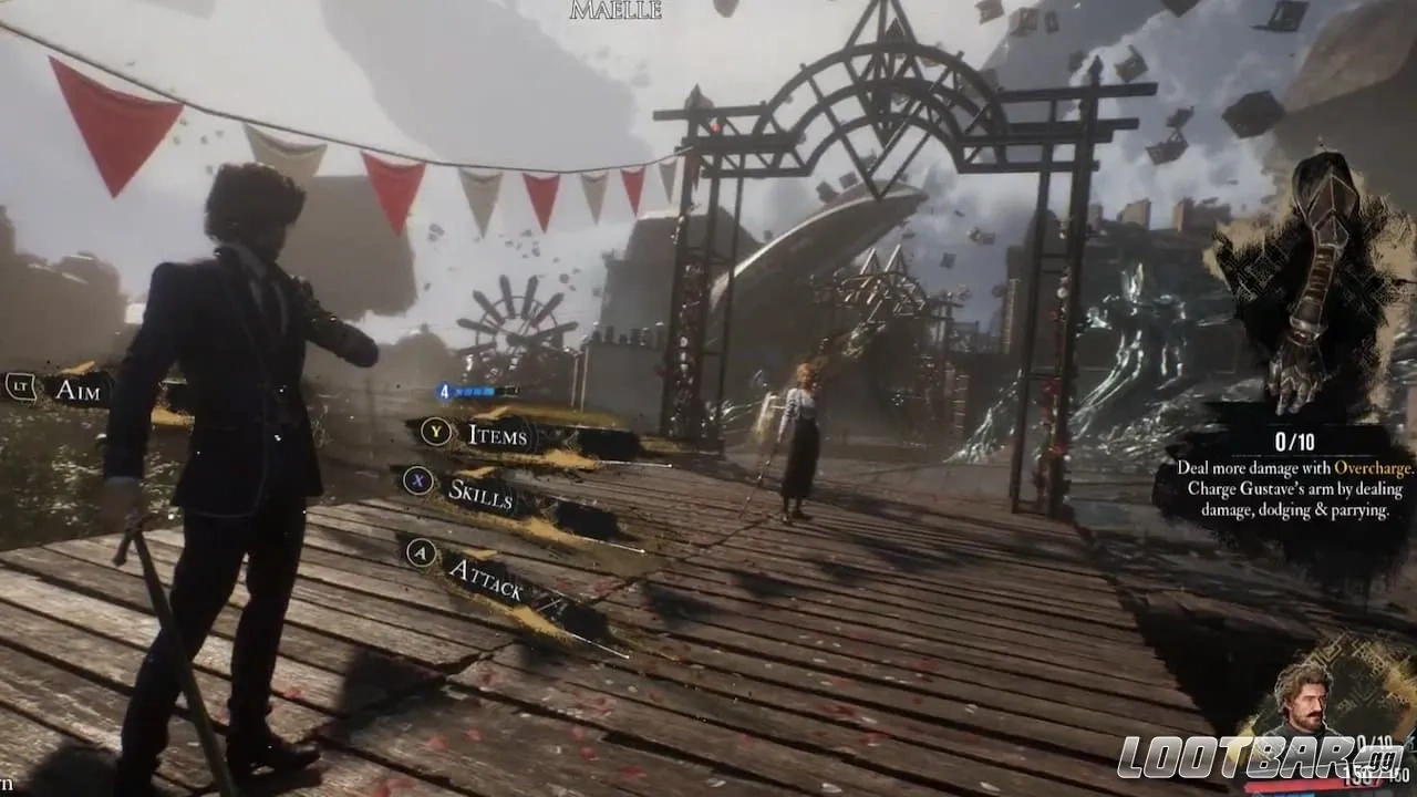 Gustave in the Expediiton 33 tutorial