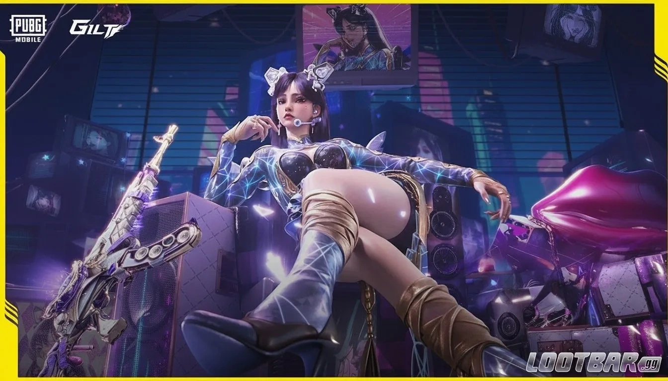 Dimensional Diva GILT Set PUBG Mobile