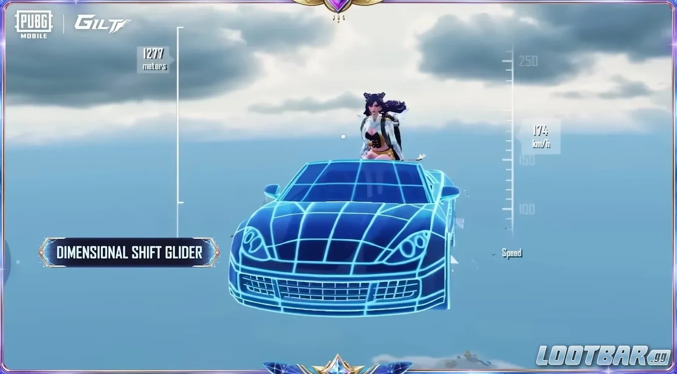 Dimensional Shift Glider PUBG Mobile