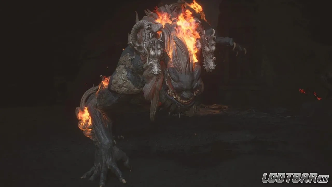 Bishui Golden-Eyed Beast in Black Myth Wukong