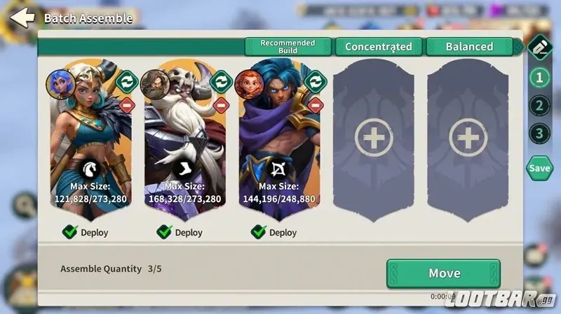 Fate War Balanced Team