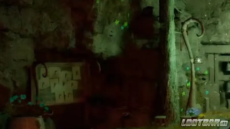 Notes stuck on the board at eight bell puzzle in Crimson Desert.