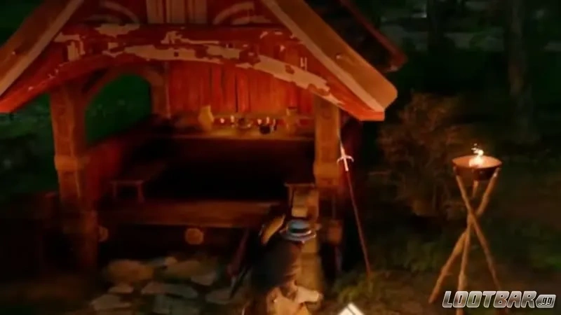 Warspike Spear at the shrine in Crimson Desert.