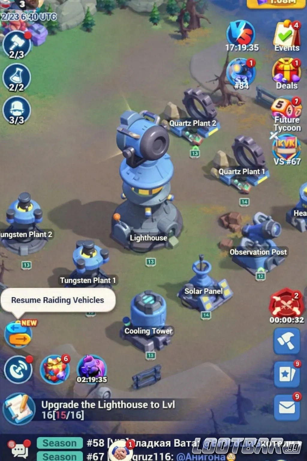 Система Маяка в Tiles Survive