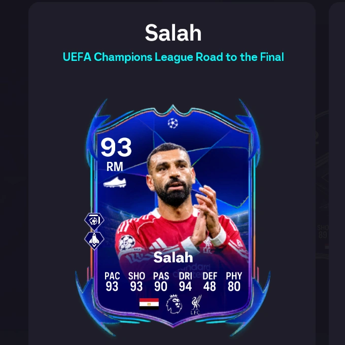 Carta RTTF di Salah in FC 26