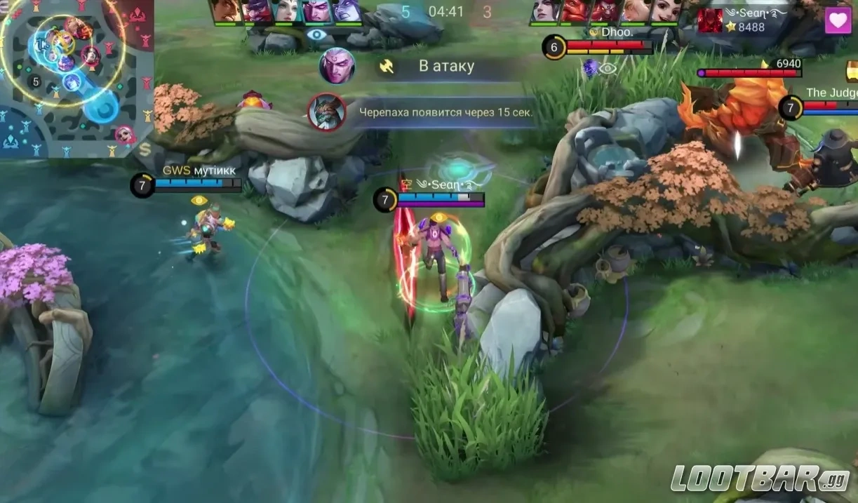 Phoveus в MLBB наказывает мобильных героев и врывается в командный бой