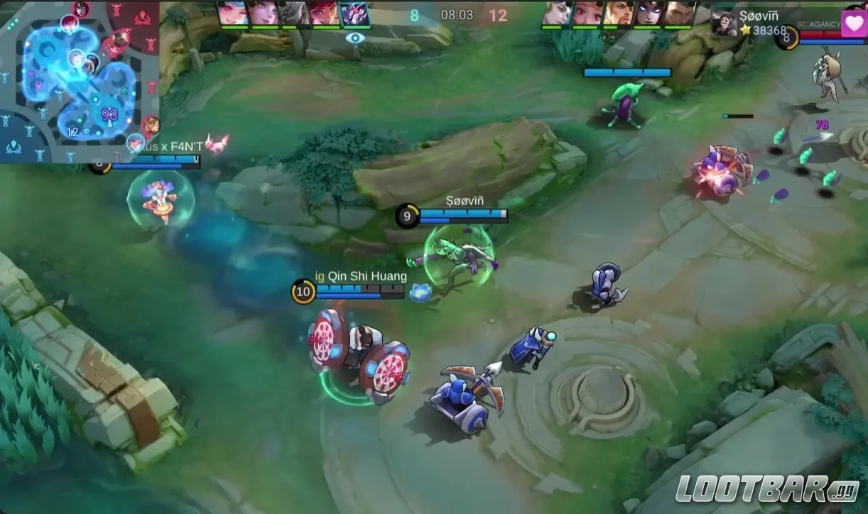 Zhask чаще использует ключевые способности и увереннее чувствует себя в драках в MLBB