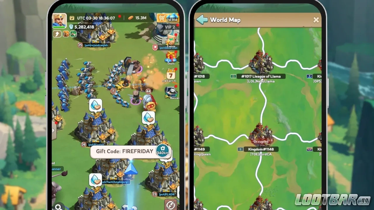 Kingshot Kingdom map