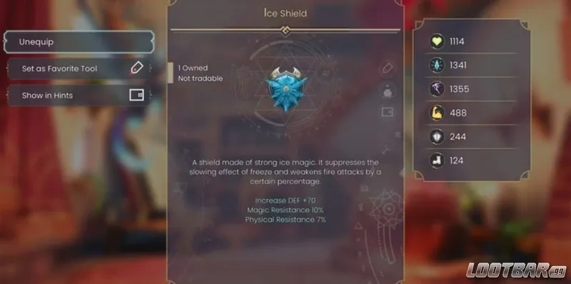 WitchSpring R Ice Shield