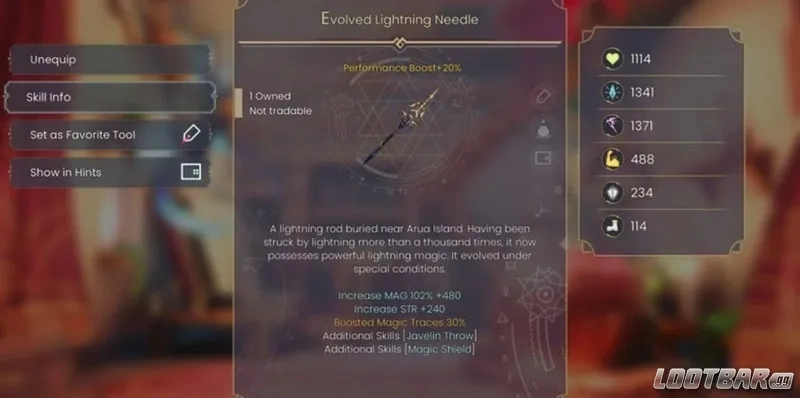 WitchSpring R Lightning Needle