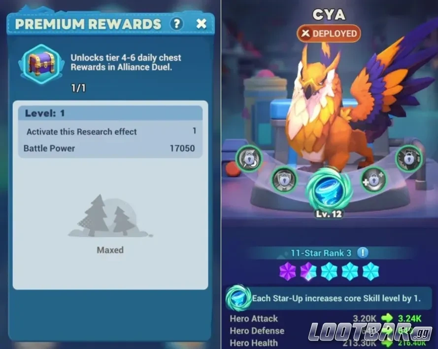 Улучшение Титанов в Tiles Survive