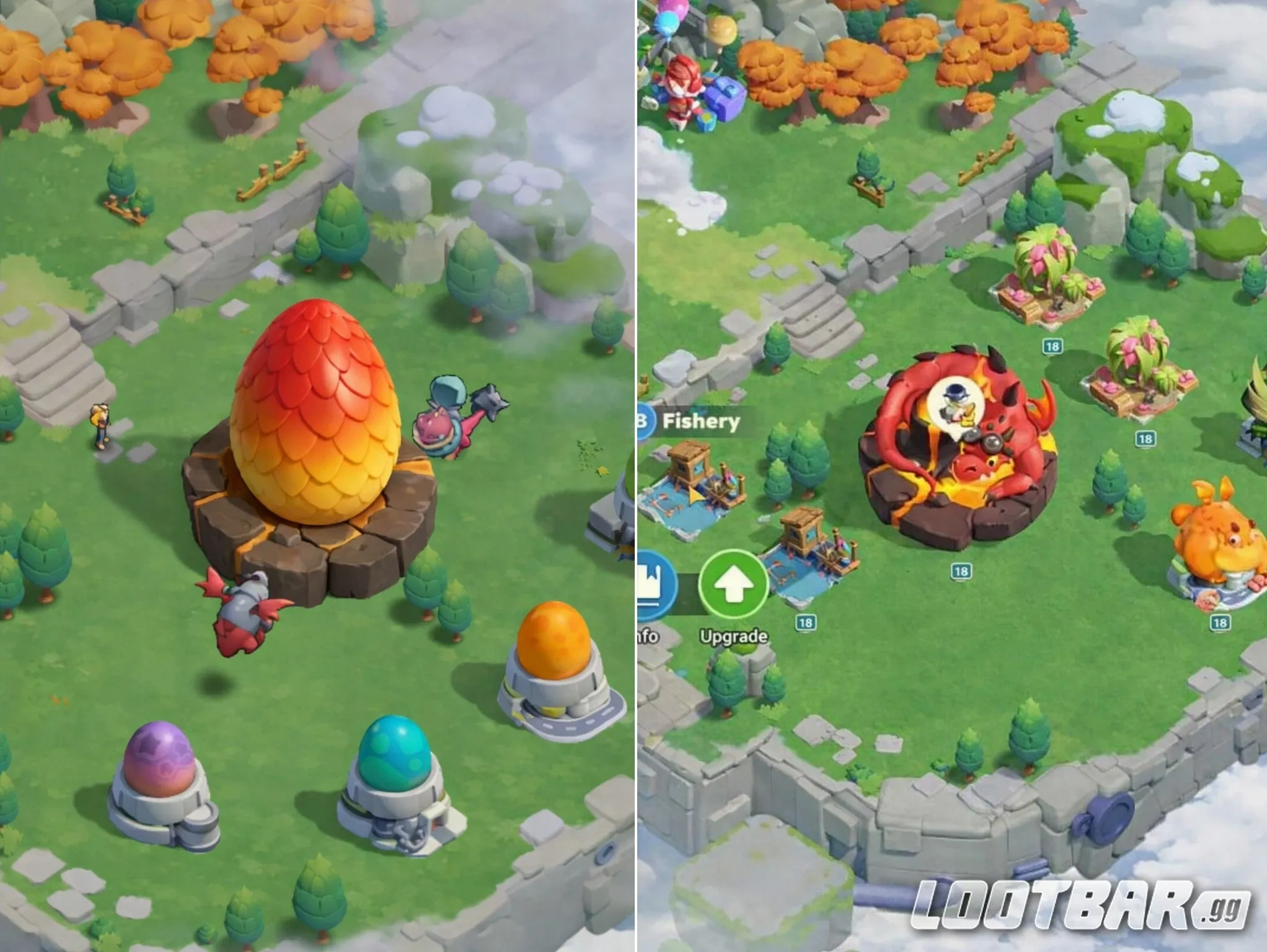 Производство и бонусы драконьего фрукта в Tiles Survive