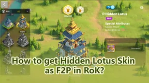 How to get Hidden Lotus Skin as F2P in RoK?