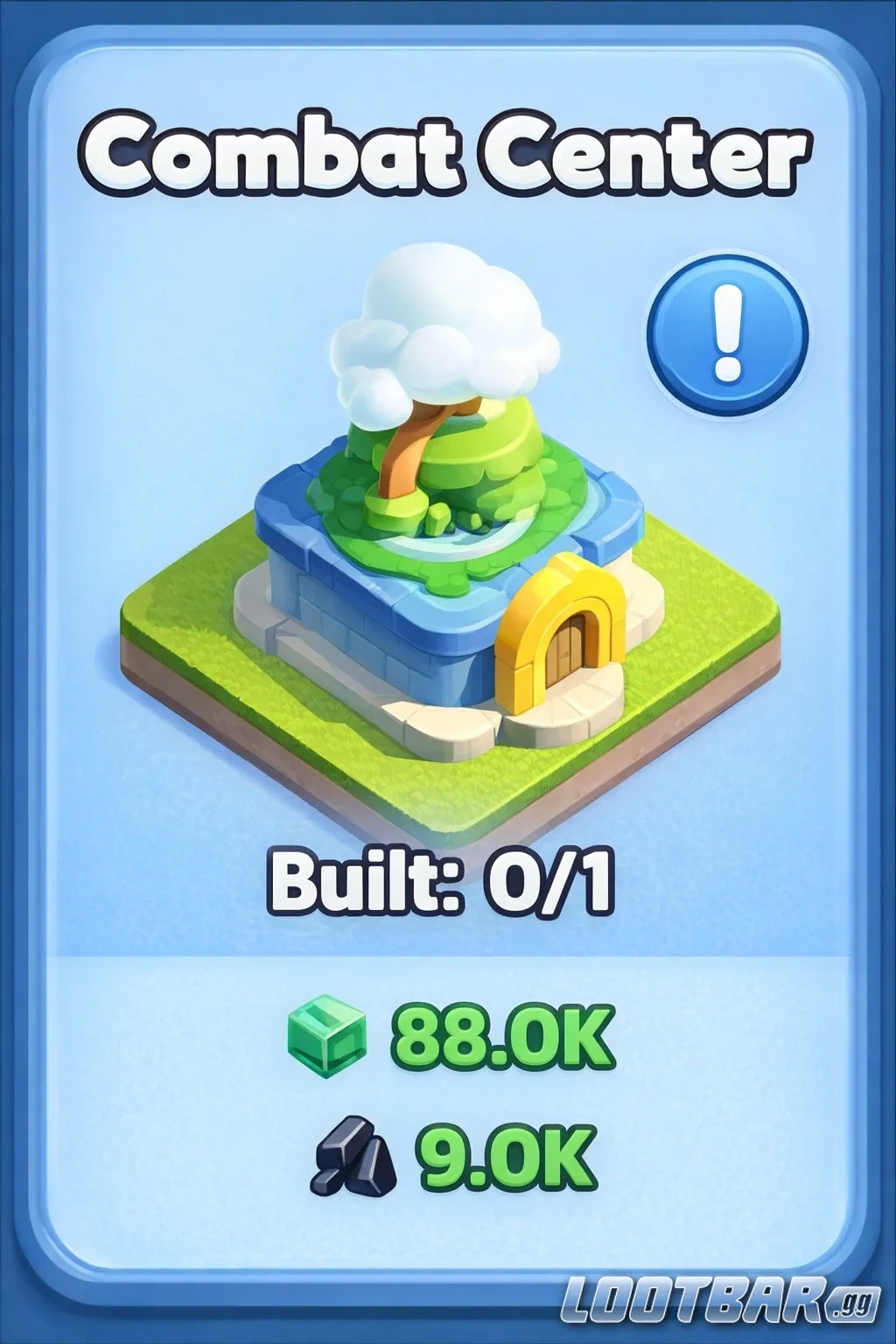 Боевой центр в Tiles Survive