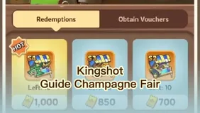 Guide de la Foire King Shot Champagne : échangez contre des bons et des récompenses exclusives