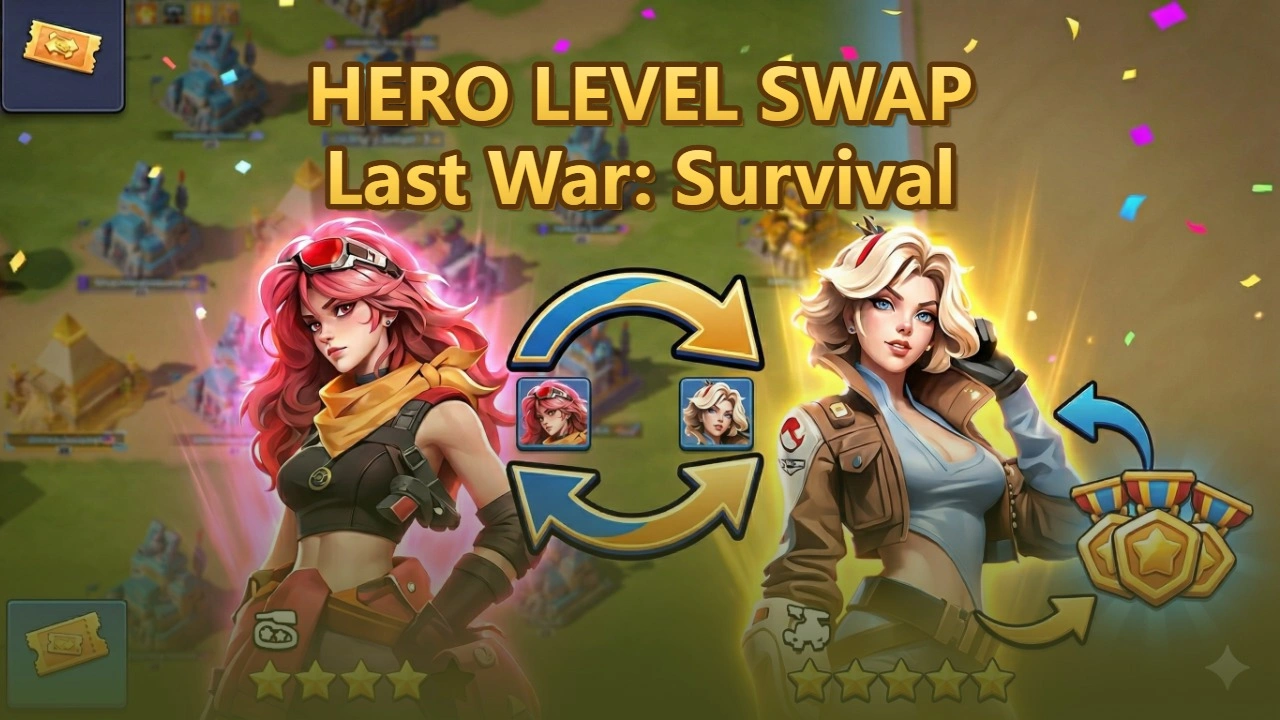 Intercambio de nivel de héroe en Last War Survival Una