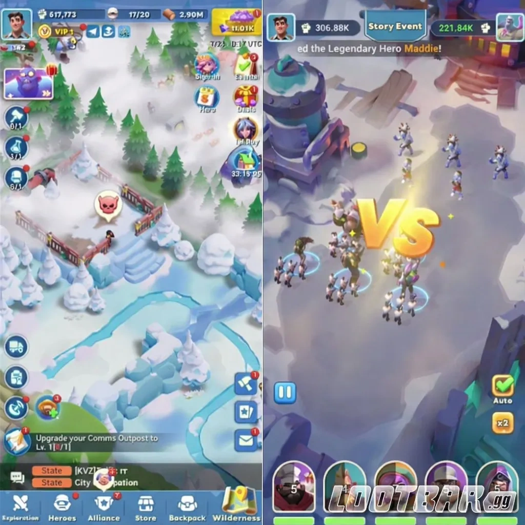 Фарм через сильных NPC в Tiles Survive