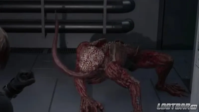 Licker using tongue attack in Resident Evil: Requiem.
