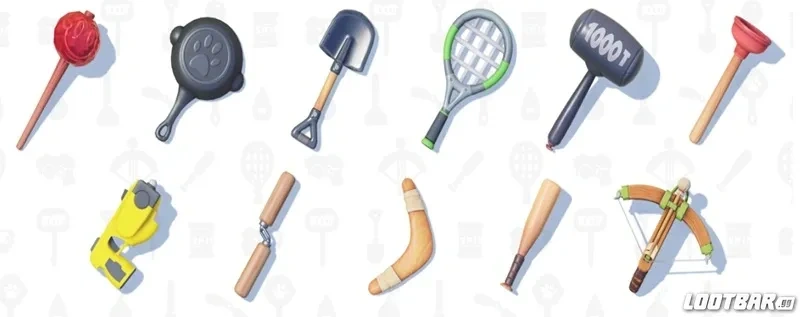 Party animals Weapons