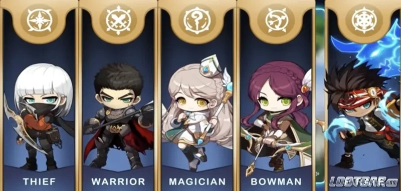 Classi di lavoro di MapleStory Idle RPG