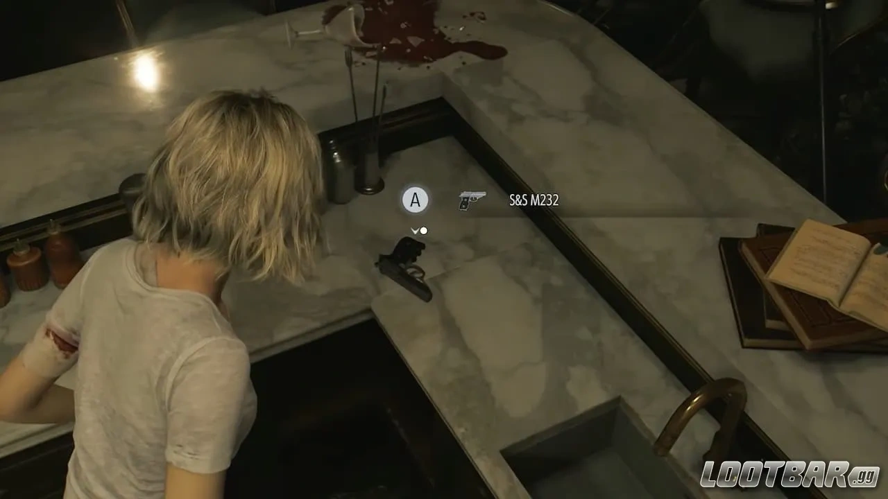 Finding S&S M232 Handgun as Grace in RE9