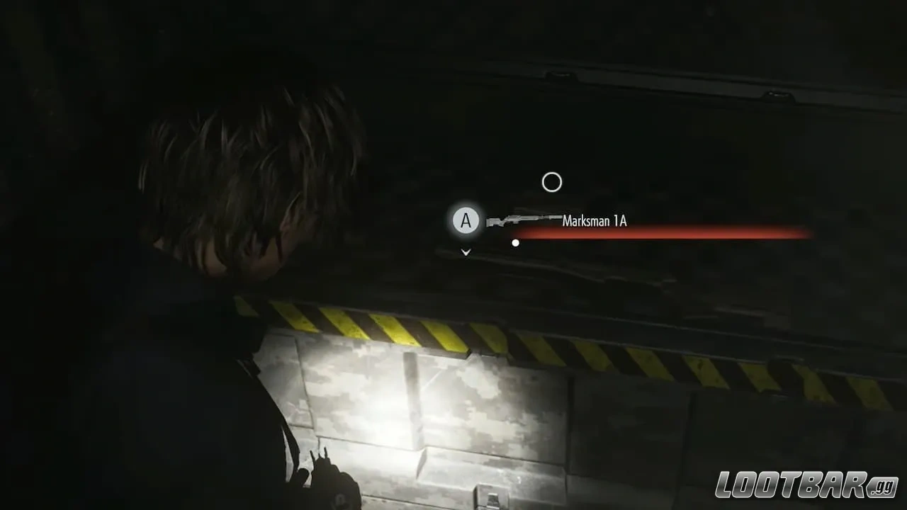 Finding the Marksman 1A Sniper Rifle as Leon in RE9
